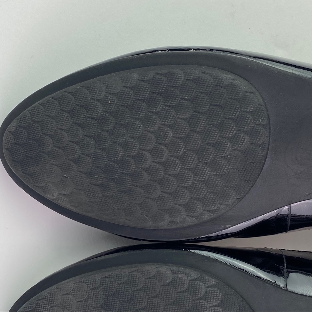Ballet Flats, Ankle Strap, Comfort Sole, Genuine Patent Leather, by Me Too, GUC - Picture 12 of 14